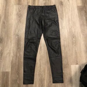 DARLA JONES FAUX LEATHER LEGGINGS